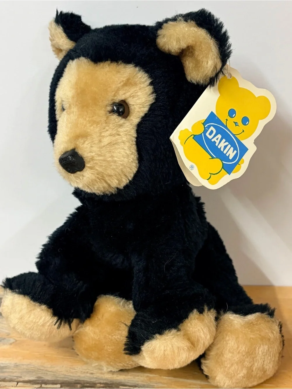 Vintage Dakin Black Bear Coco Bear Cub Plush With Tag 1982